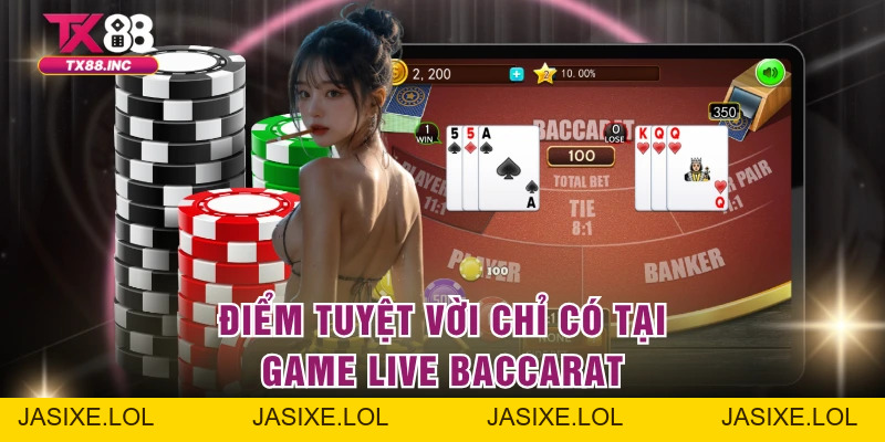 Baccarat Live – Trải Nghiệm Thực Tế Đầy Cảm Xúc Tại TX88 - jasixe
